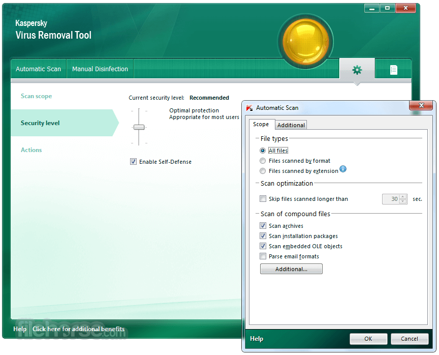 Kaspersky Virus Removal Tool 20.0.10.0 for android download